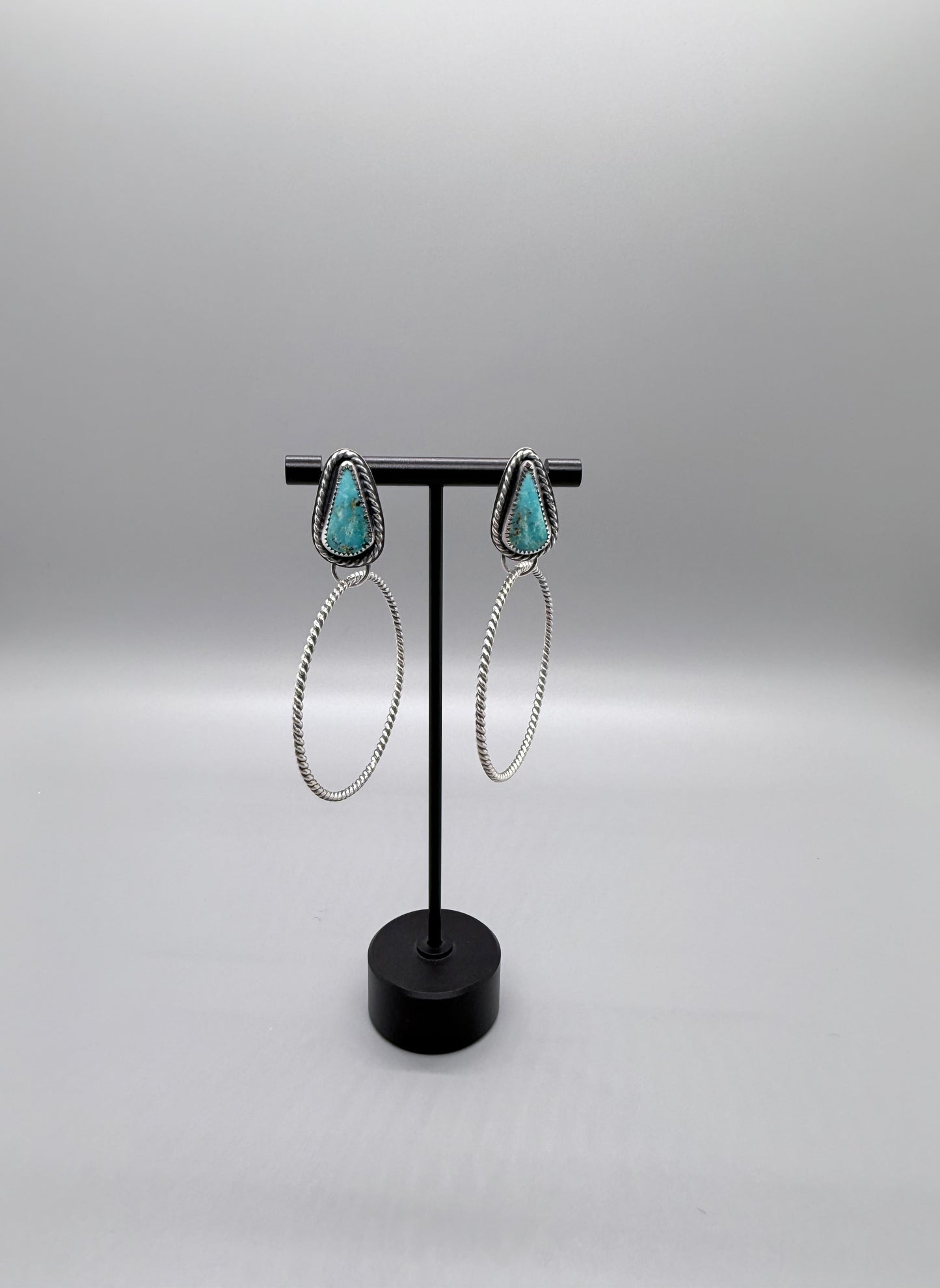 Turquoise Mountain Hoops