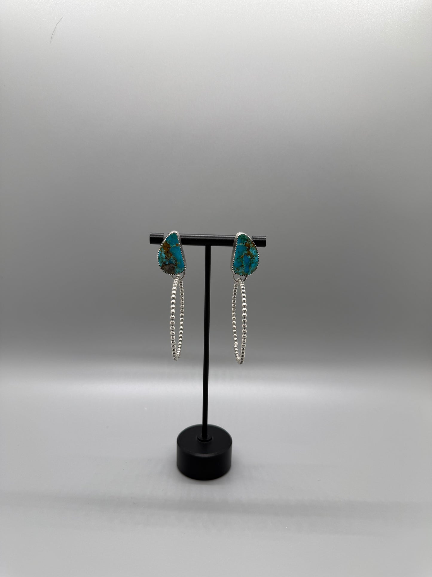 Turquoise Mountain Hoops