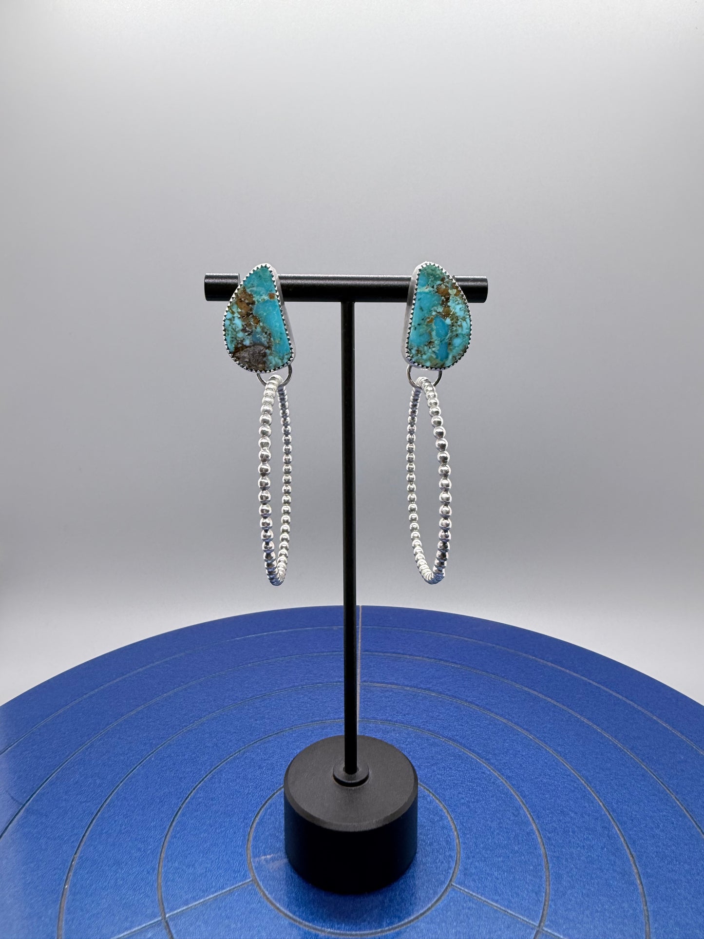 Turquoise Mountain Hoops
