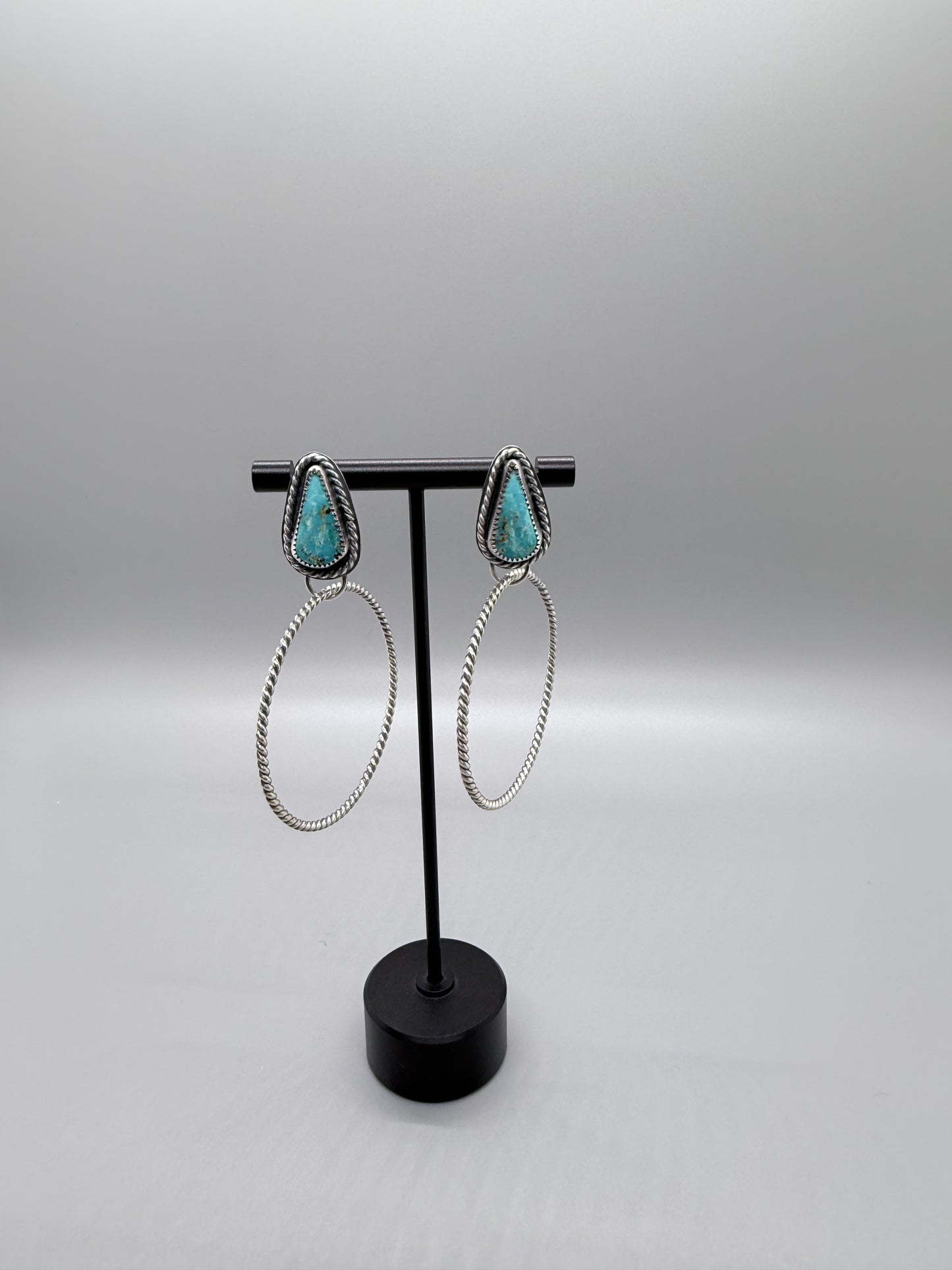 Turquoise Mountain Hoops