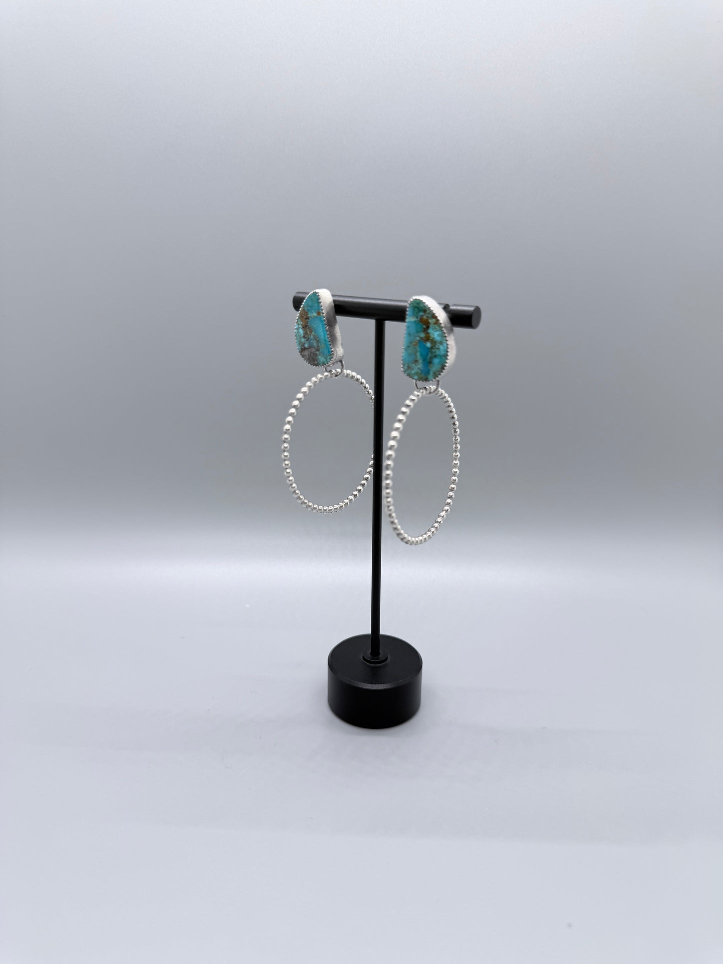 Turquoise Mountain Hoops