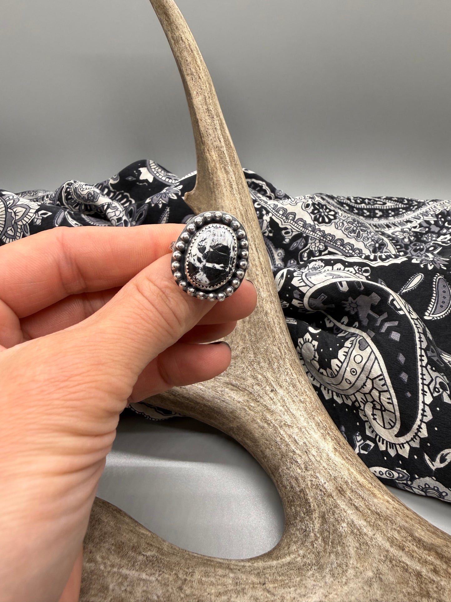 White Buffalo Ring