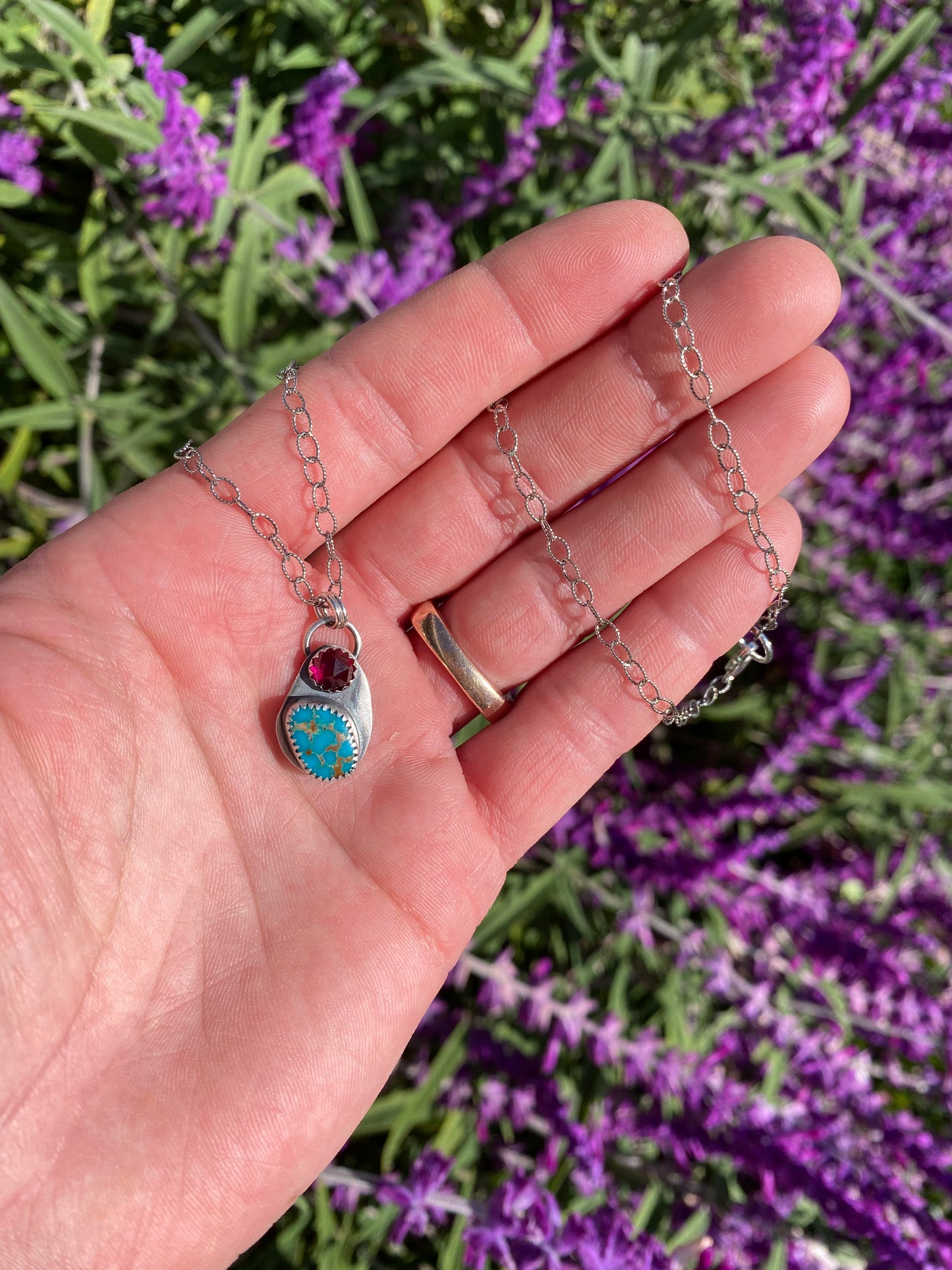 Ruby & Turquoise necklace